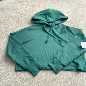NWT AS Revival green cropped hoodie